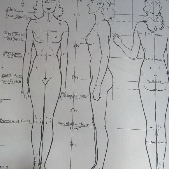 Figures in Action, Vintage/Retro, Art book, Life Drawing, how to Draw, Nudity - Picture 8 of 8
